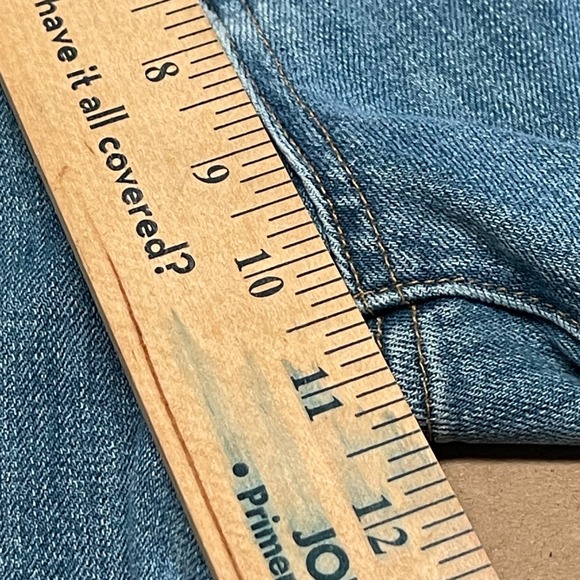 Talbots Modern Ankle Jeans Women's Sz‎ 2 Bleached Leg Medium Wash Denim - Picture 12 of 16